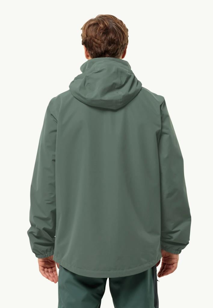 Jack Wolfskin 1111142_4311 Stormy Point 2L JKT M Hedge Green Erkek Outdoor Ceket