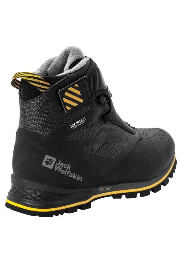 Jack Wolfskin 4053991 1995 Series Texapore Mid M Black/Burly/Yellow XT Erkek Dağ Botu