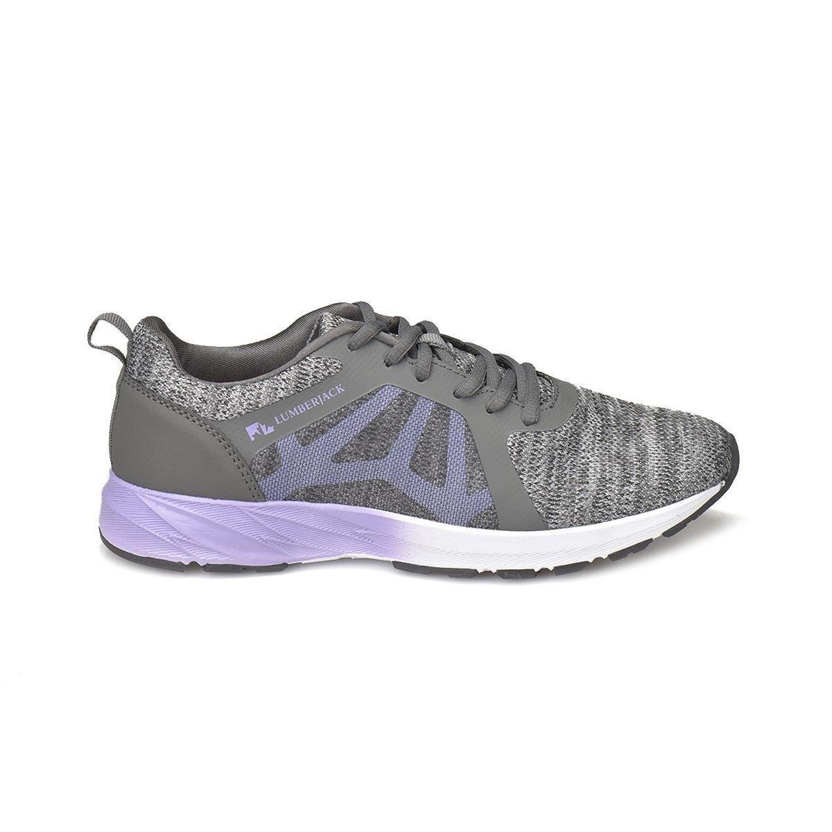 Lumberjack Glink 100322982 K.Gri-Mor Bayan Spor Ayakkabı