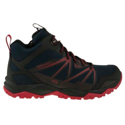 Merrell J35831 Capra Rise Mid Waterproof Navy Erkek Outdoor Bot