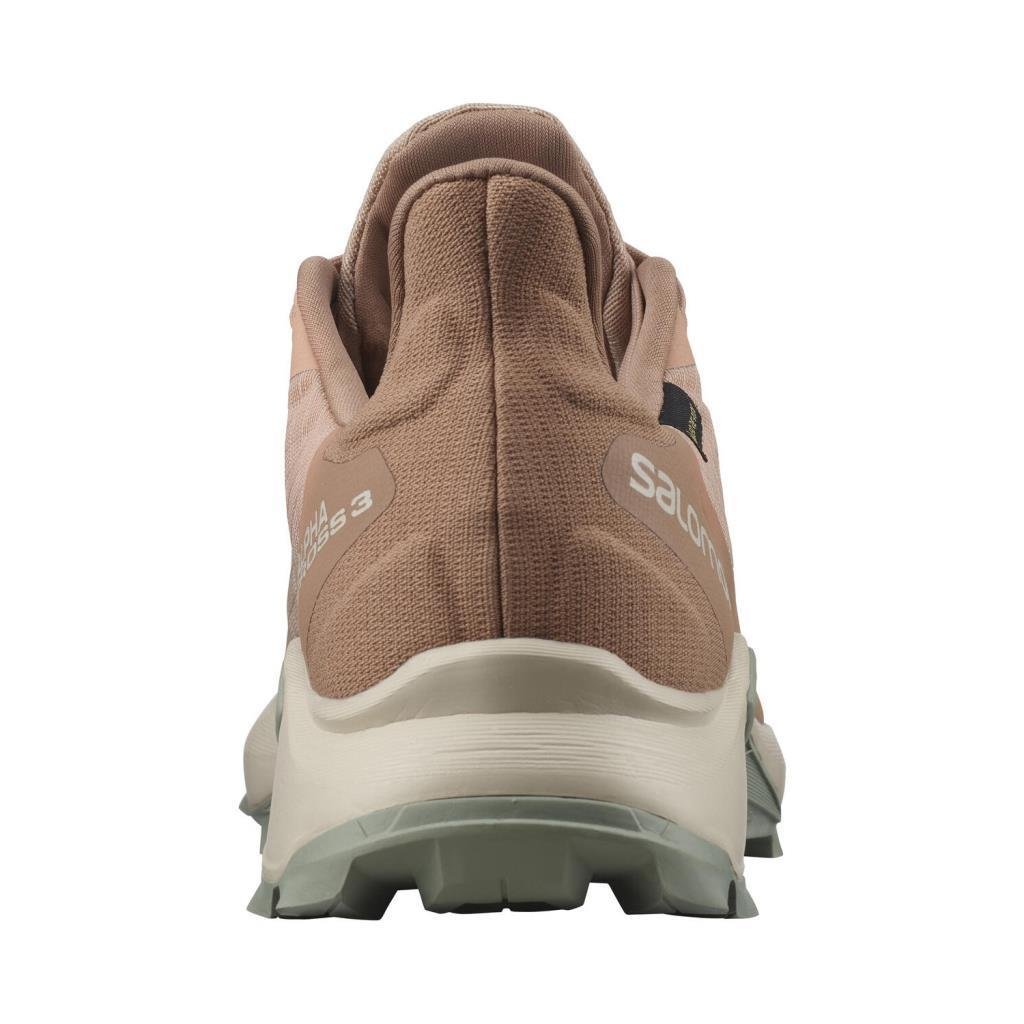Salomon 414476 Alphacross 3 Gtx Sirocco/Rainy Day/Mocha Mousse Kadın Outdoor Ayakkabı