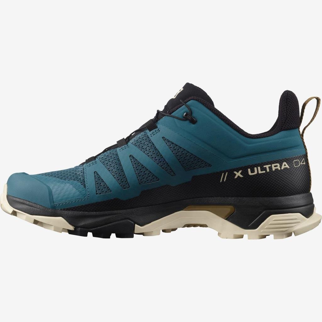 Salomon 414530 X Ultra 4 Mallard Blue/Bleached Sand/Bronze Erkek Outdoor Ayakkabı