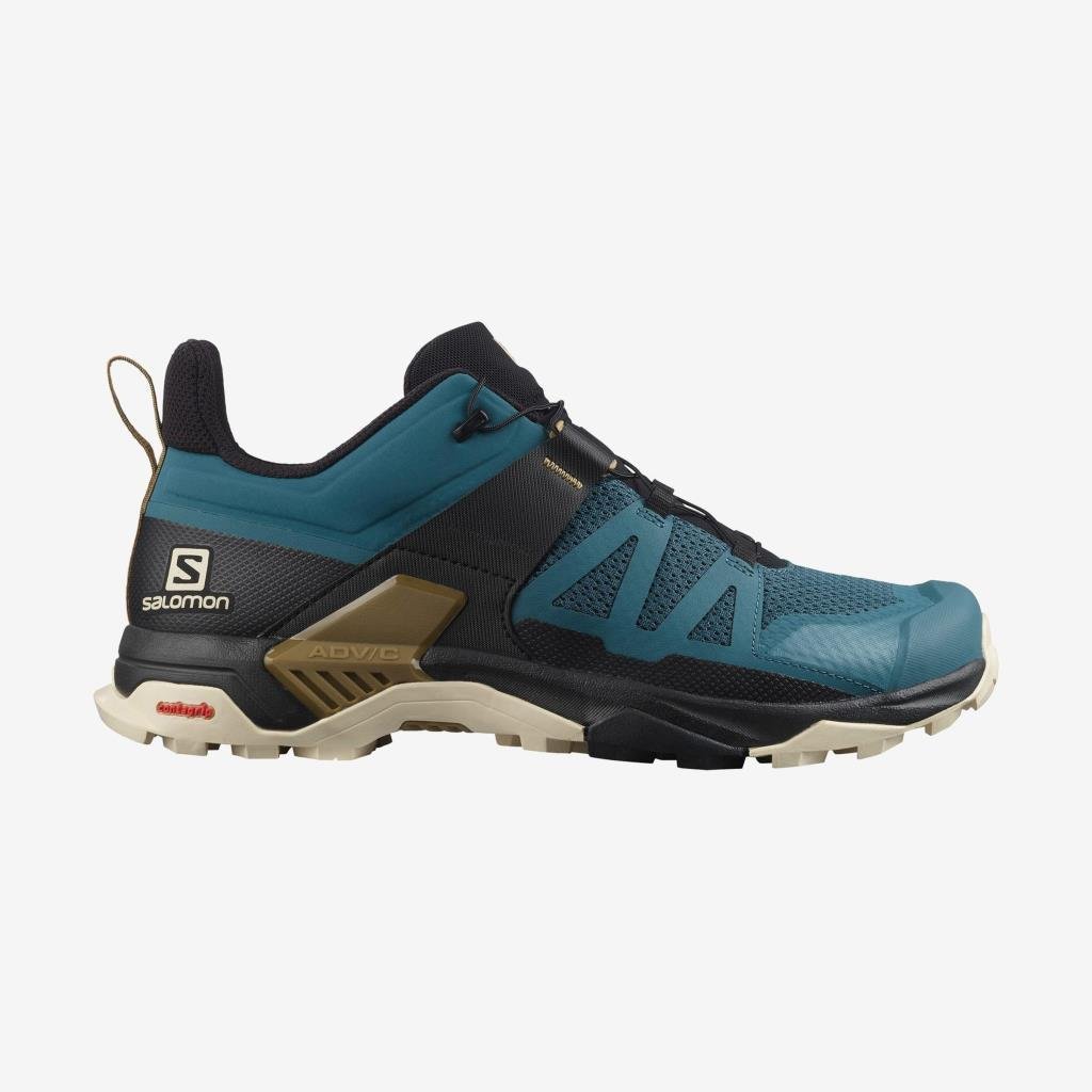 Salomon 414530 X Ultra 4 Mallard Blue/Bleached Sand/Bronze Erkek Outdoor Ayakkabı