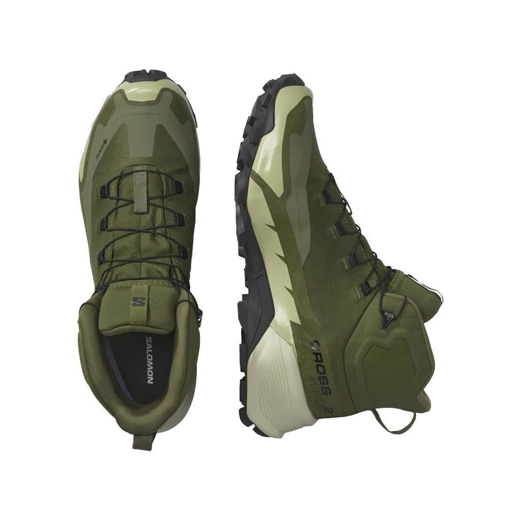 Salomon 471465 Cross Hike Mid GTX 2 Olive Night/Moss Gray/Black Erkek Outdoor Bot