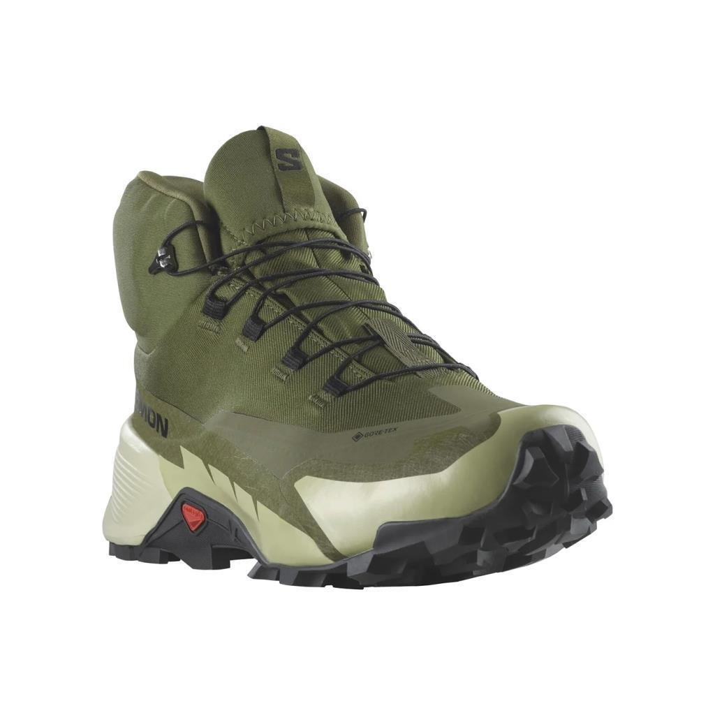 Salomon 471465 Cross Hike Mid GTX 2 Olive Night/Moss Gray/Black Erkek Outdoor Bot
