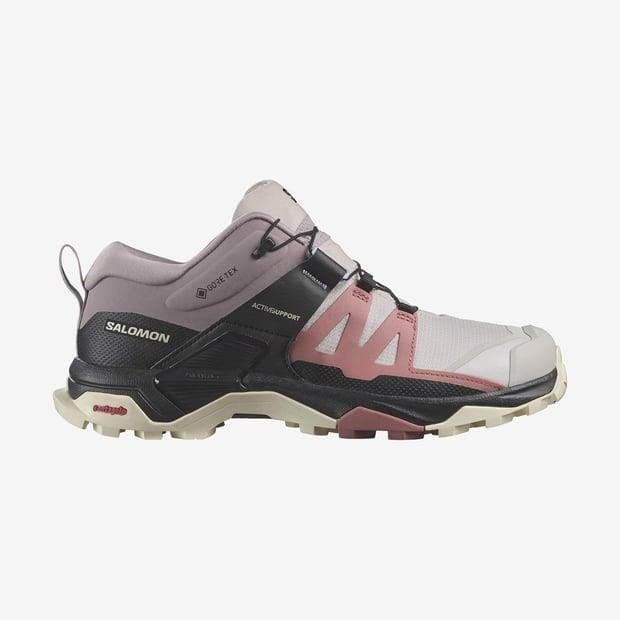 Salomon 474540 X Ultra 4 GTX W Ashes of Roses/Light Mahogany/Almond Kadın Outdoor Ayakkabı
