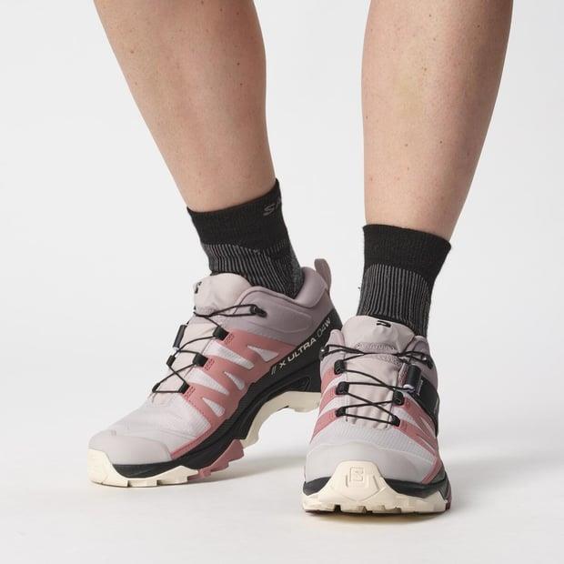 Salomon 474540 X Ultra 4 GTX W Ashes of Roses/Light Mahogany/Almond Kadın Outdoor Ayakkabı