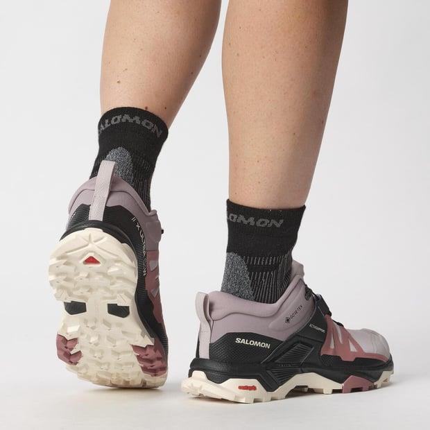 Salomon 474540 X Ultra 4 GTX W Ashes of Roses/Light Mahogany/Almond Kadın Outdoor Ayakkabı