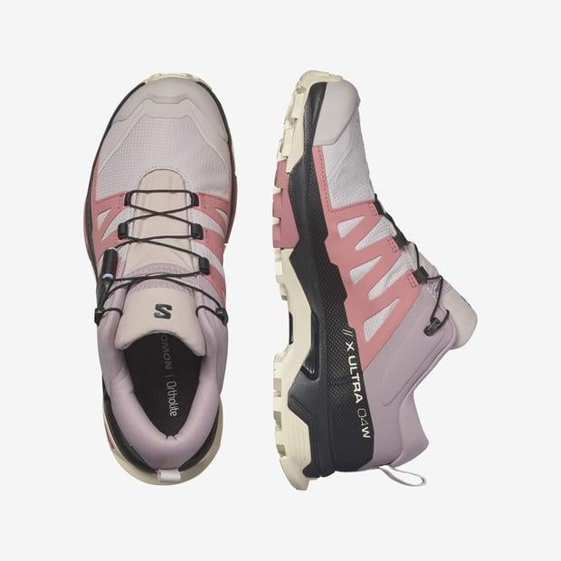 Salomon 474540 X Ultra 4 GTX W Ashes of Roses/Light Mahogany/Almond Kadın Outdoor Ayakkabı