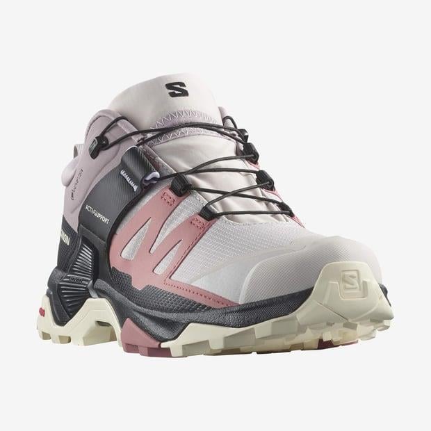 Salomon 474540 X Ultra 4 GTX W Ashes of Roses/Light Mahogany/Almond Kadın Outdoor Ayakkabı