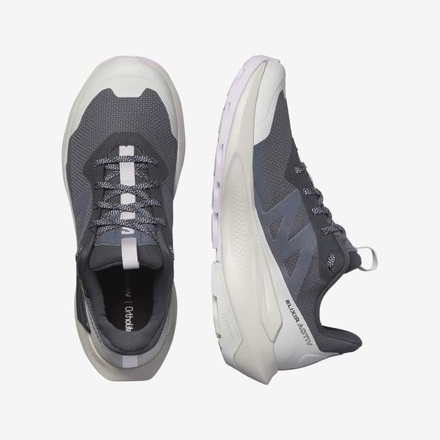 Salomon 475265 Elixir Activ GTX W India Ink/Glacier Gray/Orchid Petal Kadın Outdoor Ayakkabı