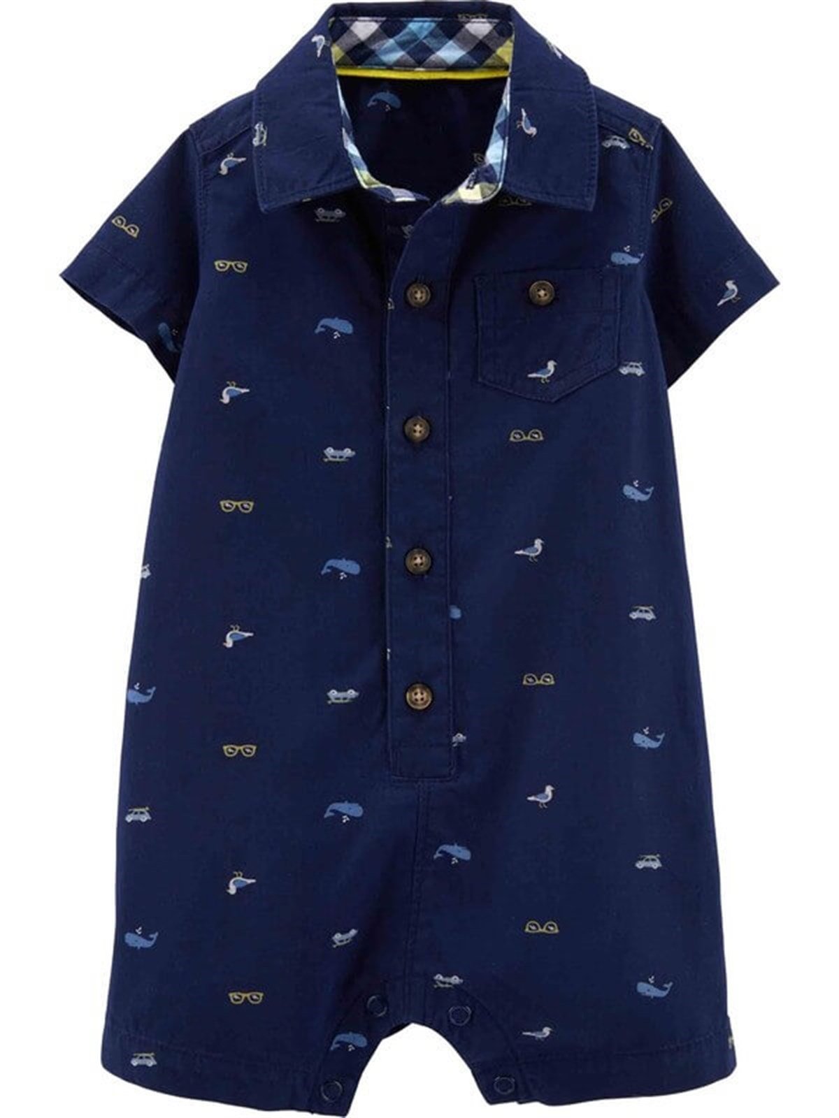 16645010 Carter's Erkek Bebek Romper Tulum