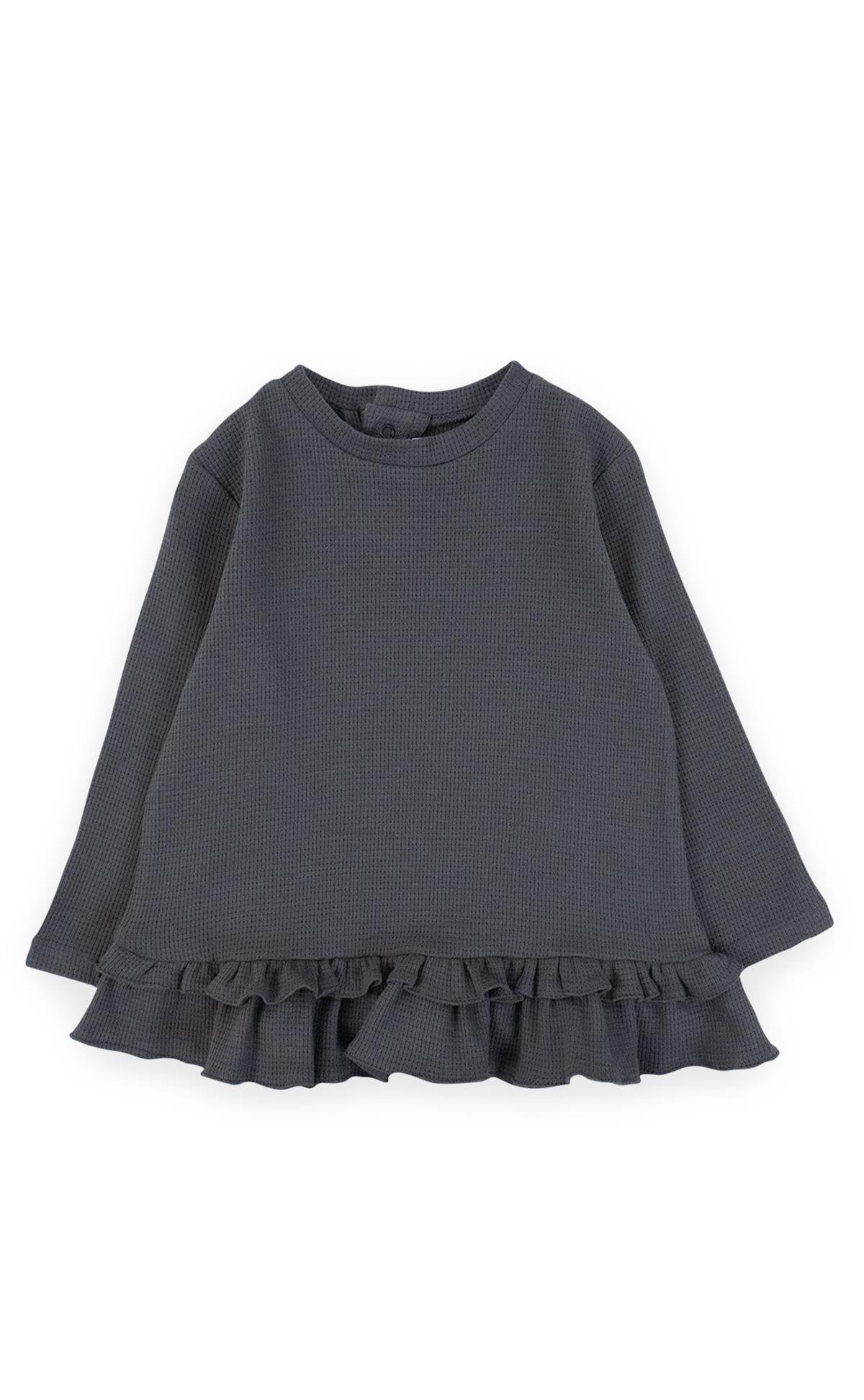 Waffle Fabric Dress Fume
