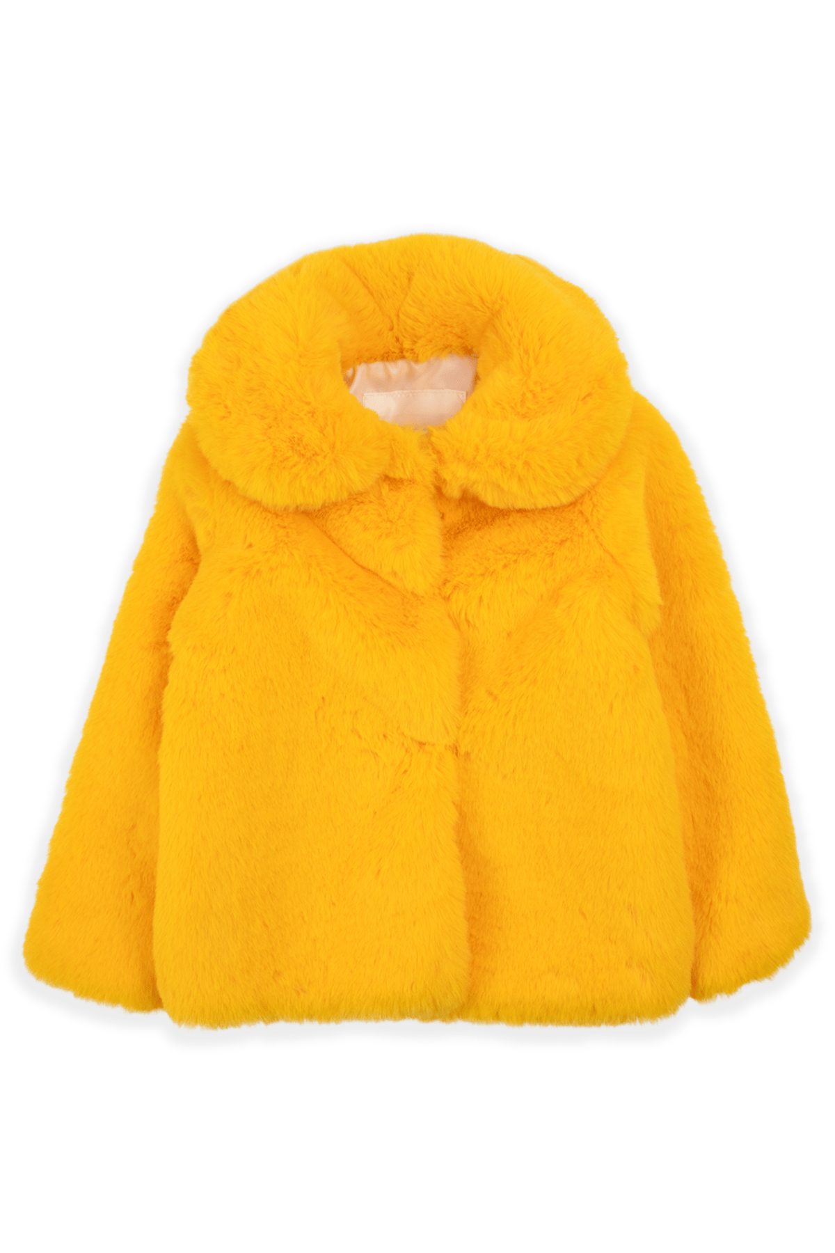 Mavipink 24208004 Kız Çocuk Suni Peluş Sarı Kürk 