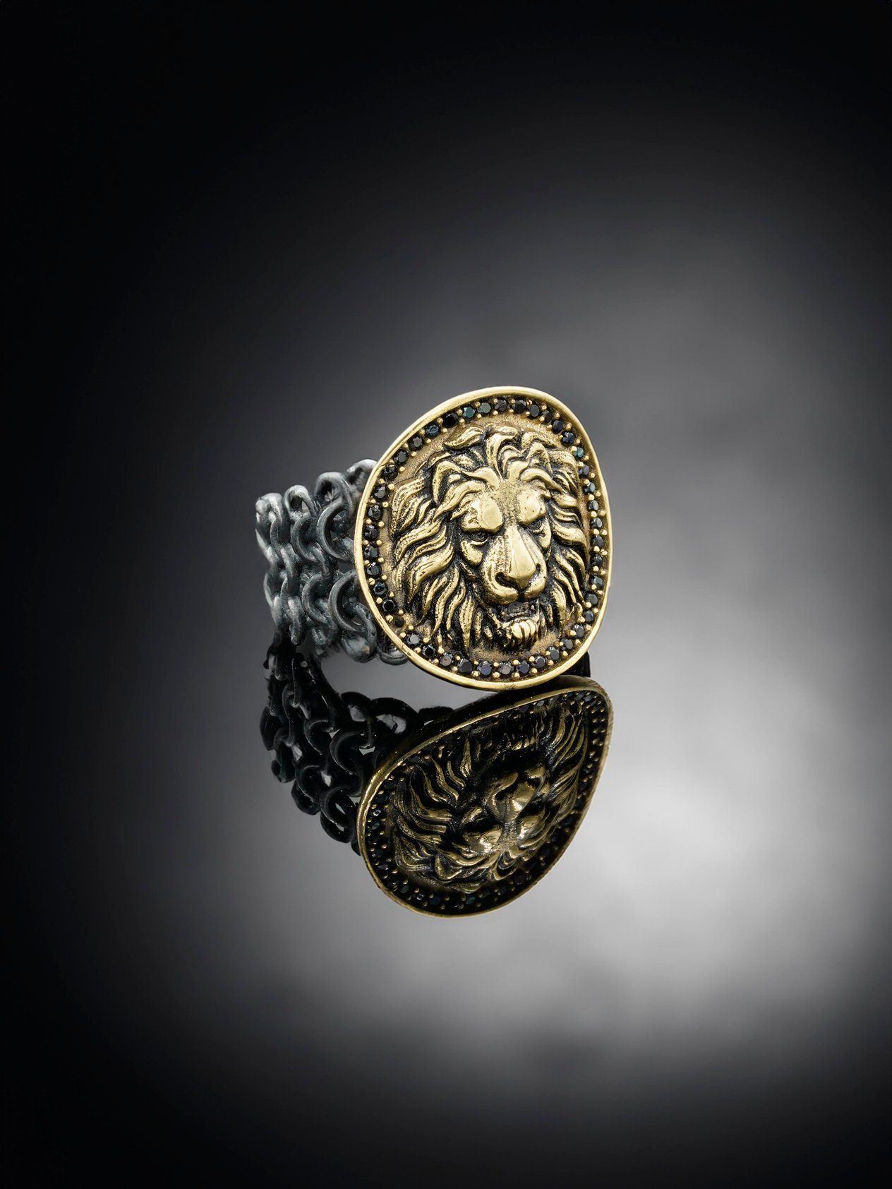 Supreme Lion Gold Plated Ring