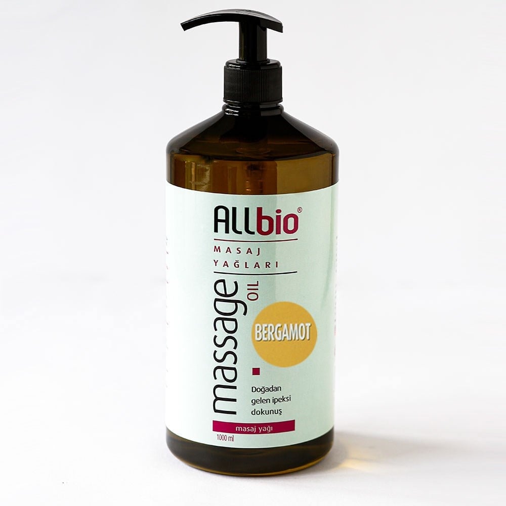 Allbio - Masaj Yağı - Bergamot (1 litre)