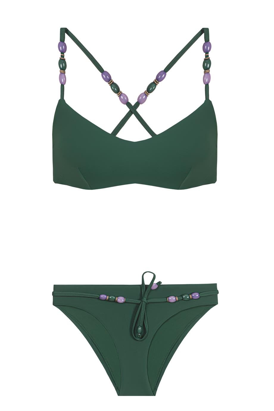 DIANA BALEN TOP DARK GREEN