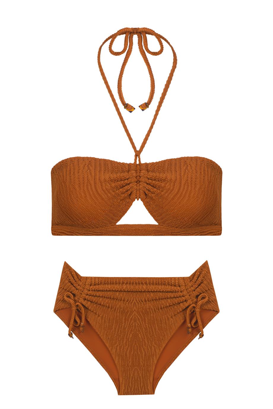 MARILYN HIGH WAIST BOTTOM BROWN