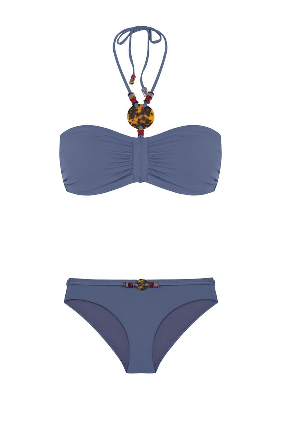 NEW CLASSIC YANDAN TOKALI BİKİNİ ALTI GREY