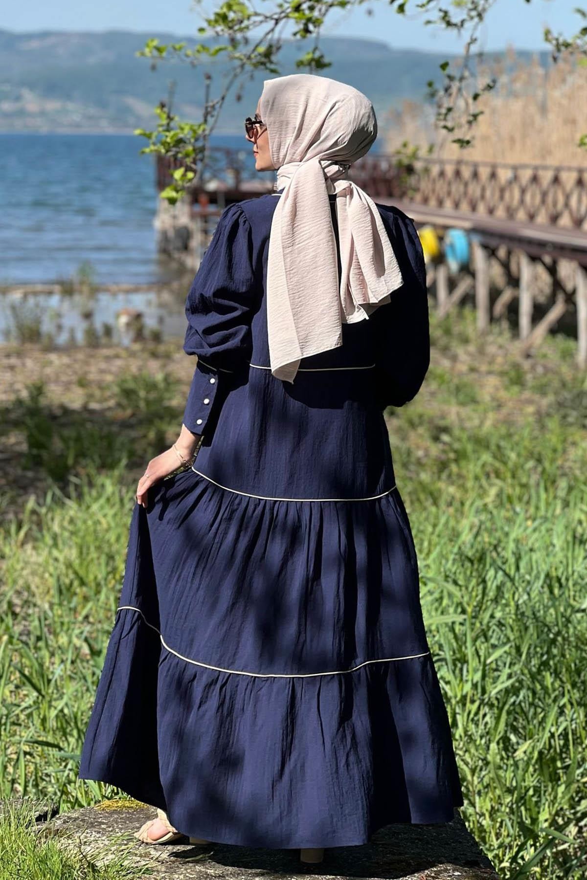 Miranda Mavi Elbise