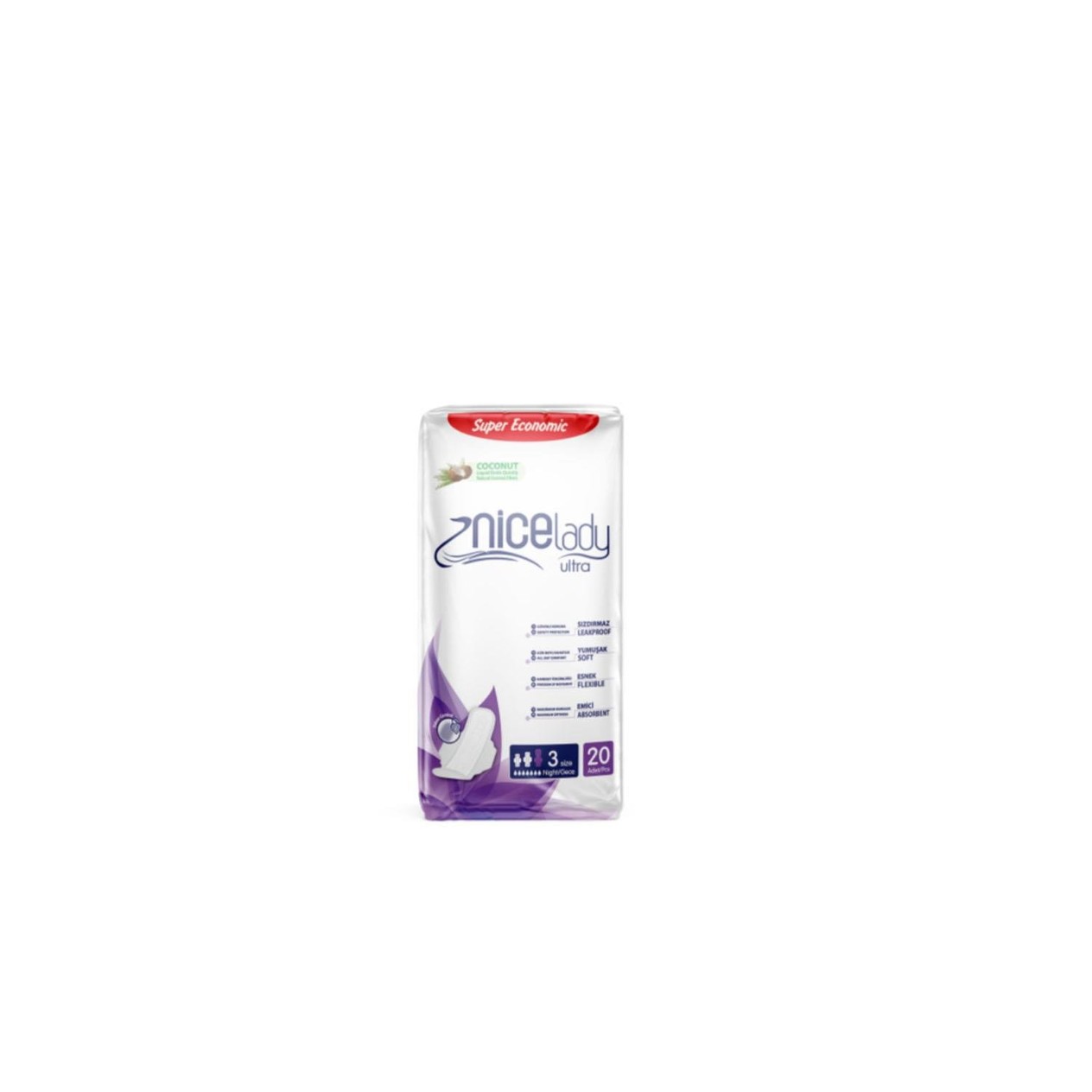 NICELADY Ultra Ped Gece  20'li