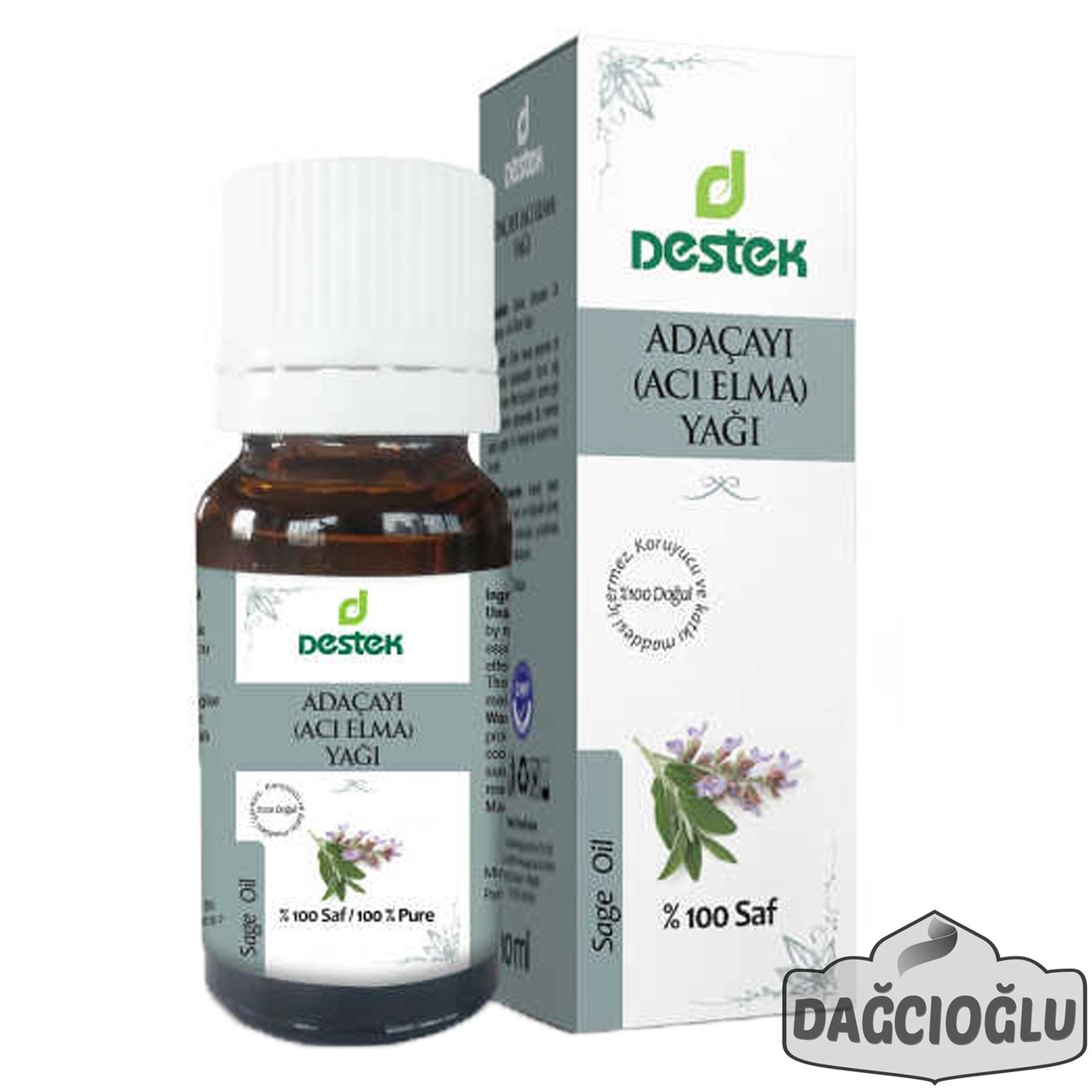 Adaçayı Yağı (Acı Elma) 20 ml Destek