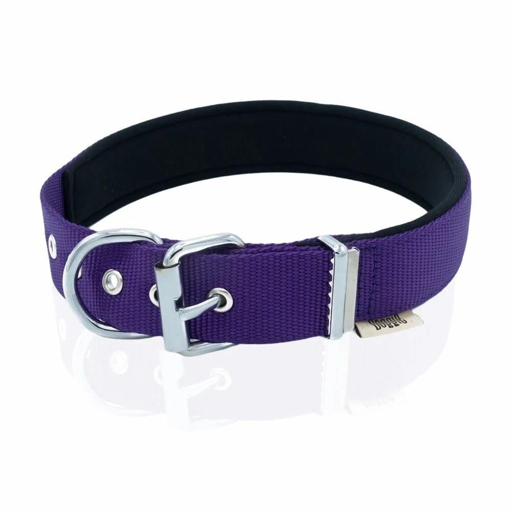 Doggie Comfort Sade Dokuma Boyun Tasması 3x47-55cm Mor, Köpek Boyun Tasması, Doggie