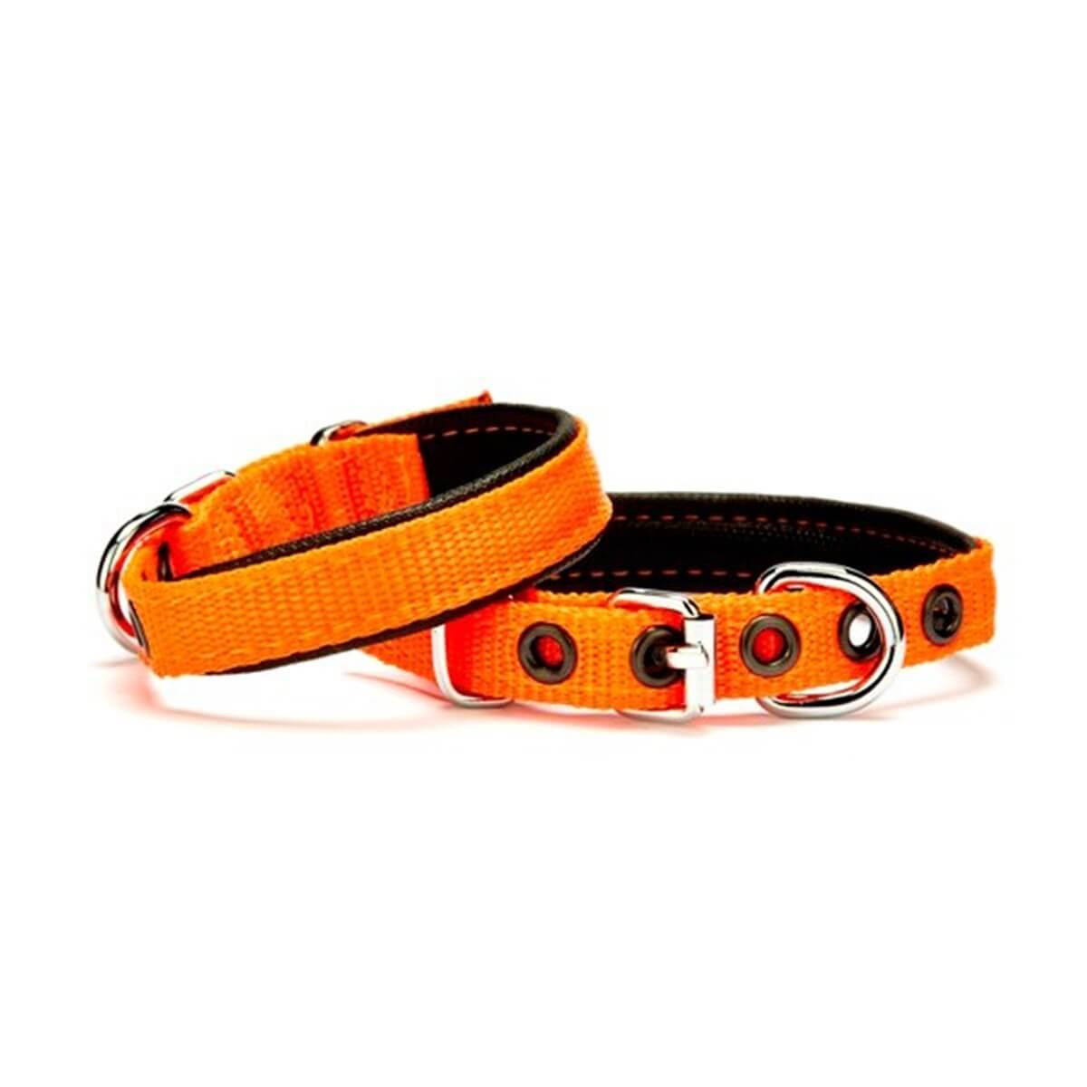 Doggie Comfort Yumuşak Dokuma Köpek Tasması L Turuncu