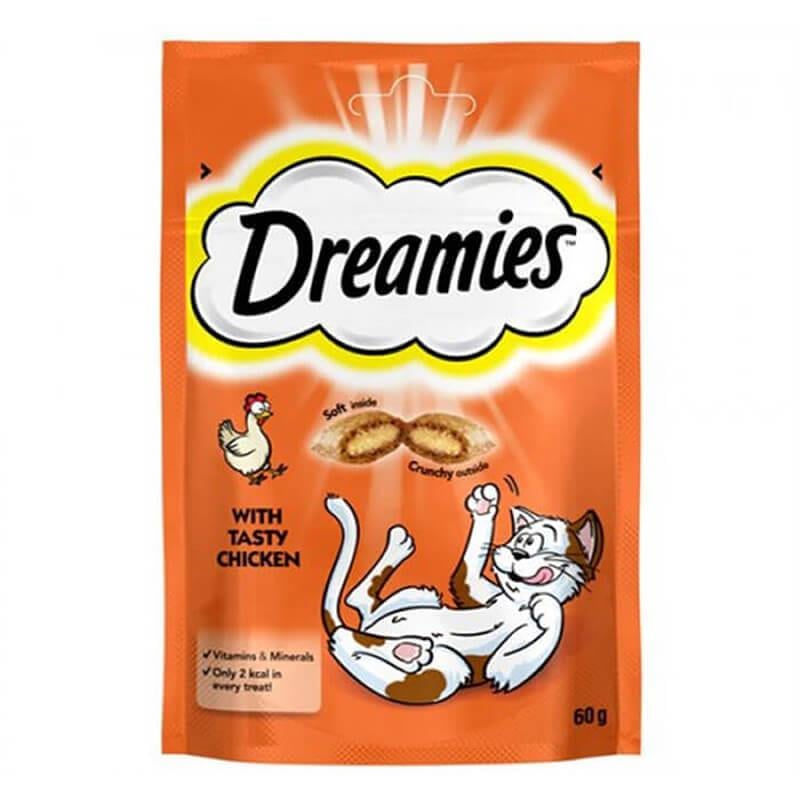 Dreamies Tavuklu Kedi Ödülü 60 Gr, Kedi Ödül Maması, Dreamies
