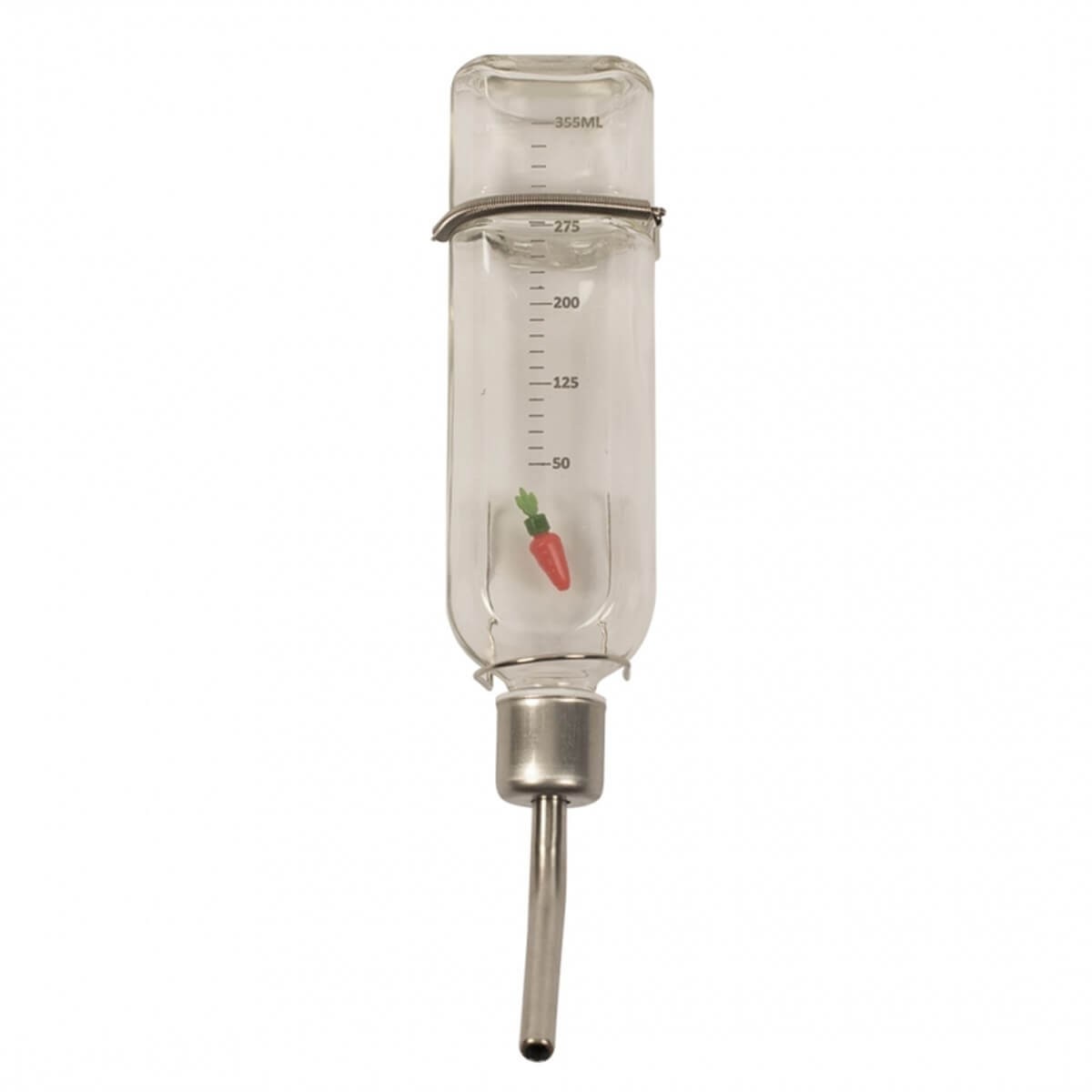 Duvo+ Glass Drinking Bottle Kemirgen Suluğu 355 Ml