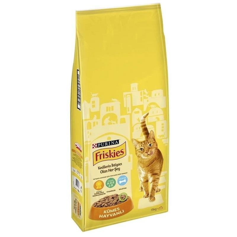 Friskies Kümes Hayvanlı Yetişkin Kedi Maması 15 Kg, Yetişkin Kedi Maması, Friskies