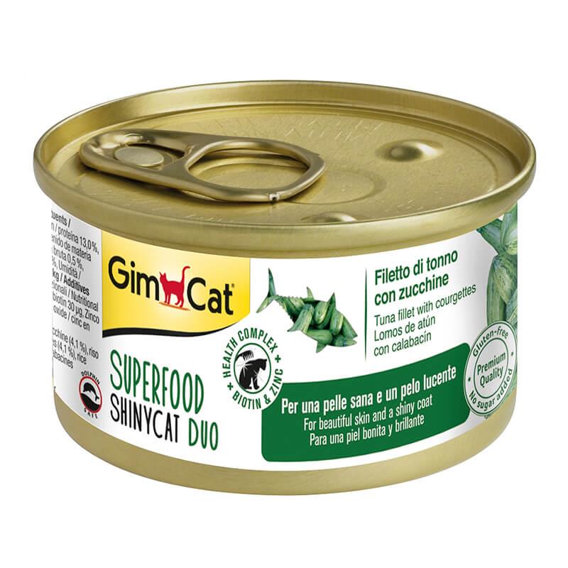 GimCat Shinycat Tuna Balıklı Kabaklı Fileto Kedi Maması 70gr, KATEGORİSİZ, GimCat