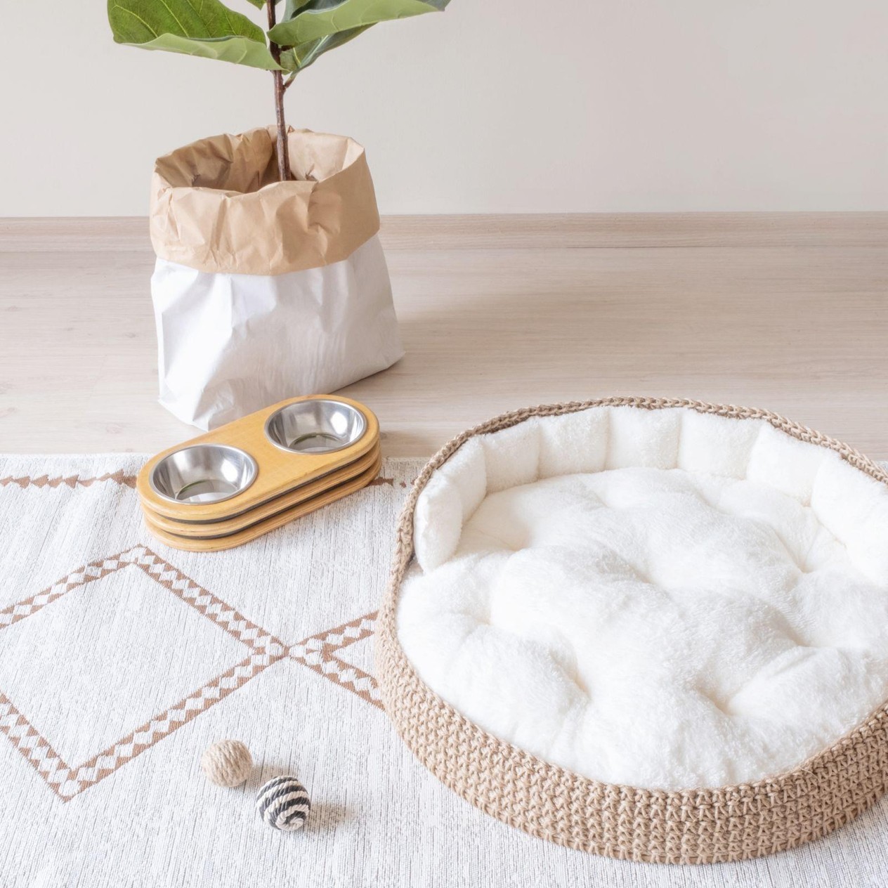 İda Lifestyle Kedi Ve Küçük Köpek Yatağı 60 Cm, Kedi Yatak ve Sepetleri, İda Lifestyle