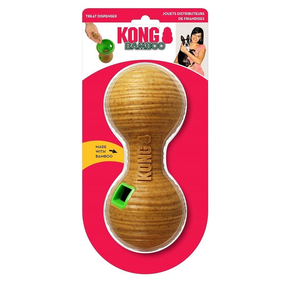 KONG Bamboo Feeder Dambıl Ödül Maması Dağıtma Oyuncağı M, Kumaş ve Peluş Oyuncaklar, Kong