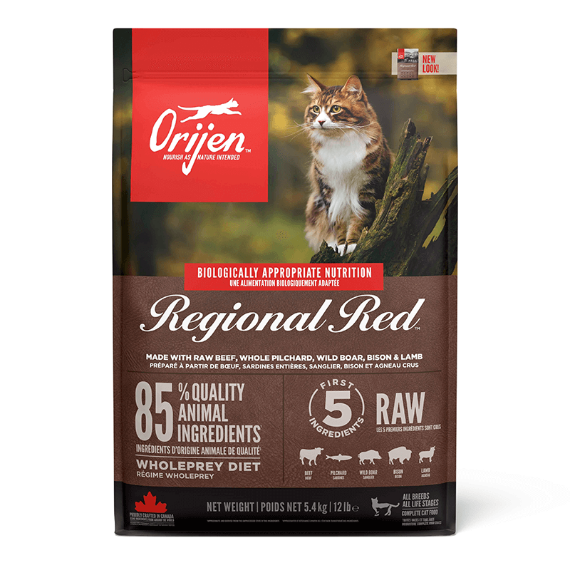 Orijen Regional Red Tahılsız Kedi Maması 5,4 Kg, Tahılsız Kedi Mamaları, Orijen