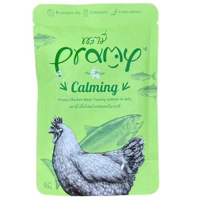 Pramy Jöle İçinde Somonlu ve Tavuklu Kedi Maması 70gr, Yetişkin Kedi Yaş Mama, Pramy