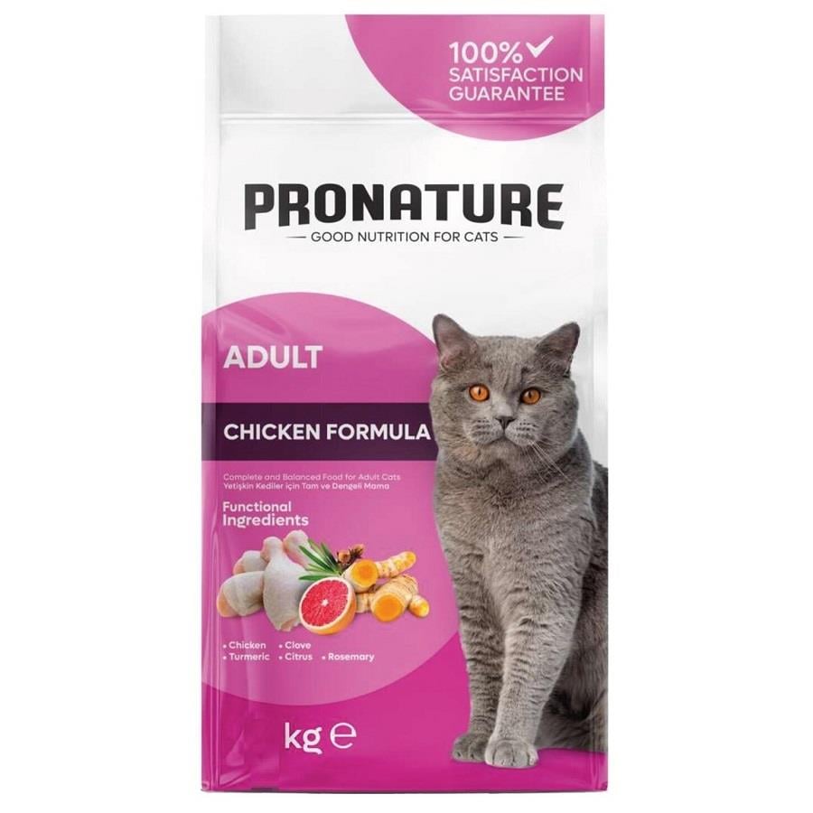 Pronature Tavuklu ve Pirinçli Yetişkin Kedi Maması 1,5 KG, Yetişkin Kedi Maması, Pronature