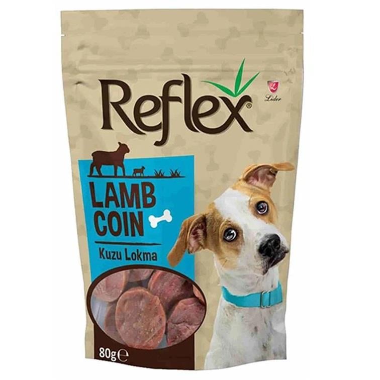 Reflex Kuzu Etli Lezzet Lokmaları Köpek Ödülü 80gr, Köpek Atıştırmalıkları, Reflex