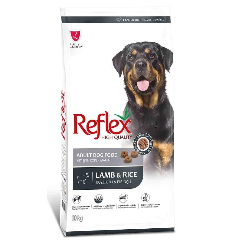 Reflex Lamb&Rice Kuzulu Köpek Maması 10 Kg, Yetişkin Köpek Maması, Reflex
