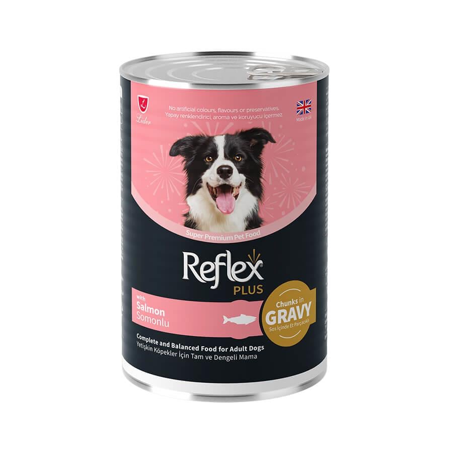 Reflex Plus Soslu Somon Balıklı Köpek Konservesi 400 Gr, KATEGORİSİZ, Reflex
