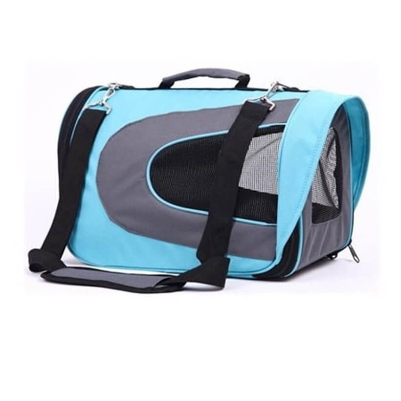 Senful  Kedi Köpek Uçak Taşıma Çantası XL 59x29x29cm Mavi