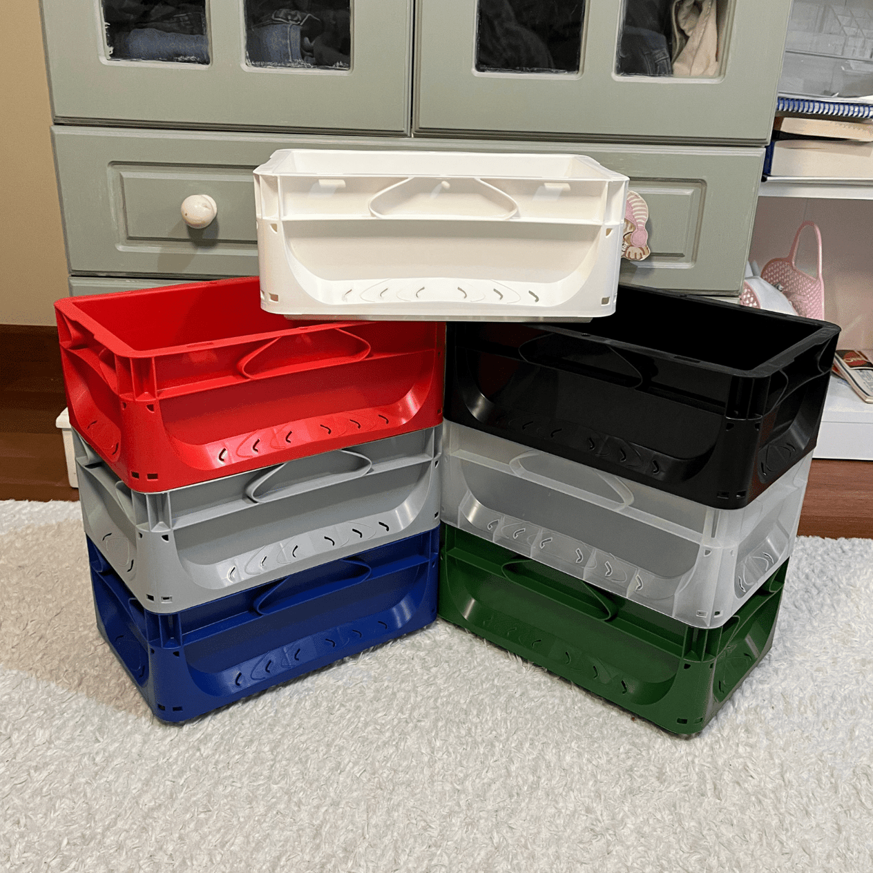 Euronorm Plastik Kasa Gri (30x20x12 cm)