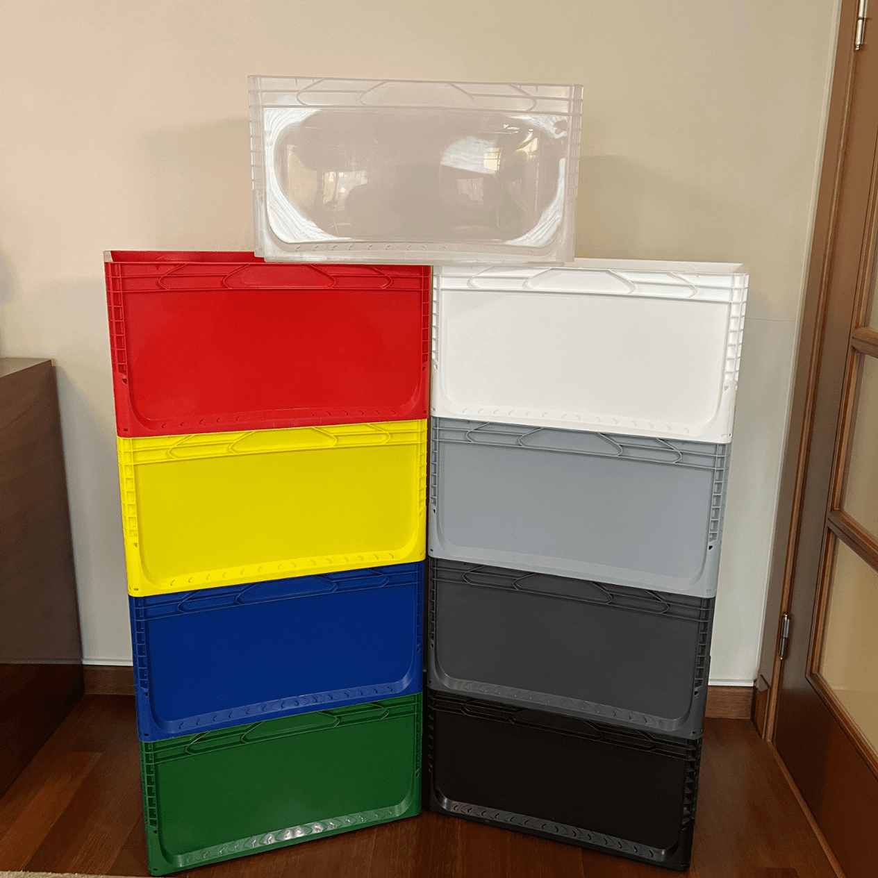 Euronorm Plastik Kasa Gri (60x40x32 cm)
