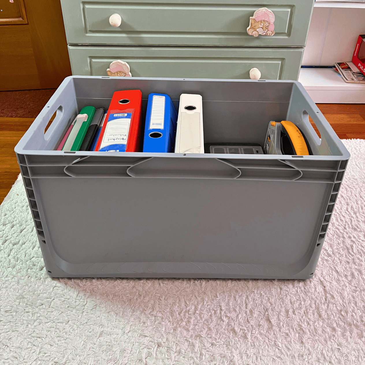 Euronorm Plastik Kasa Gri (60x40x32 cm)