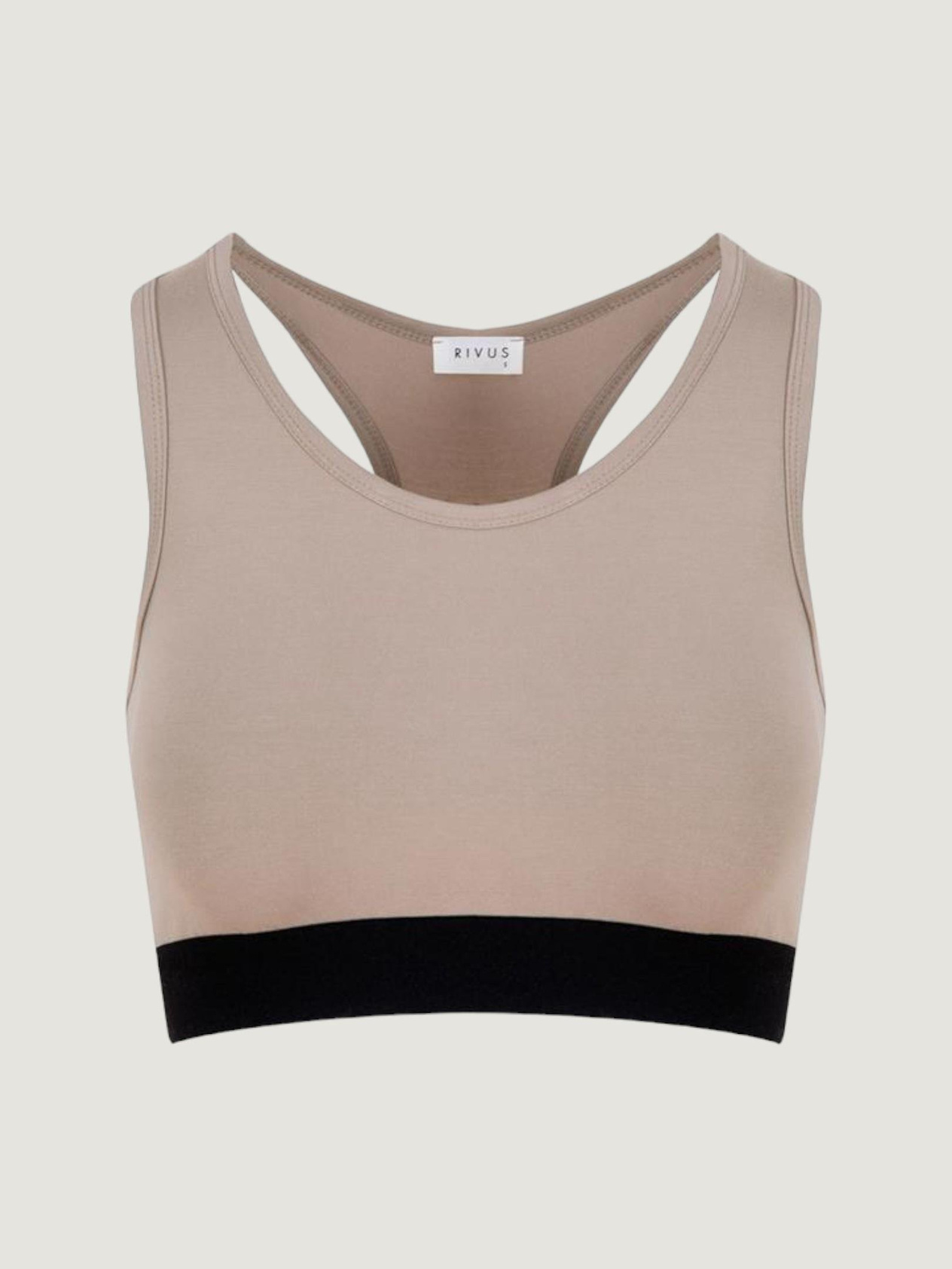 Altı Lastikli Yüzücü Sırt Spor Bralet - Bej Body Modelleri