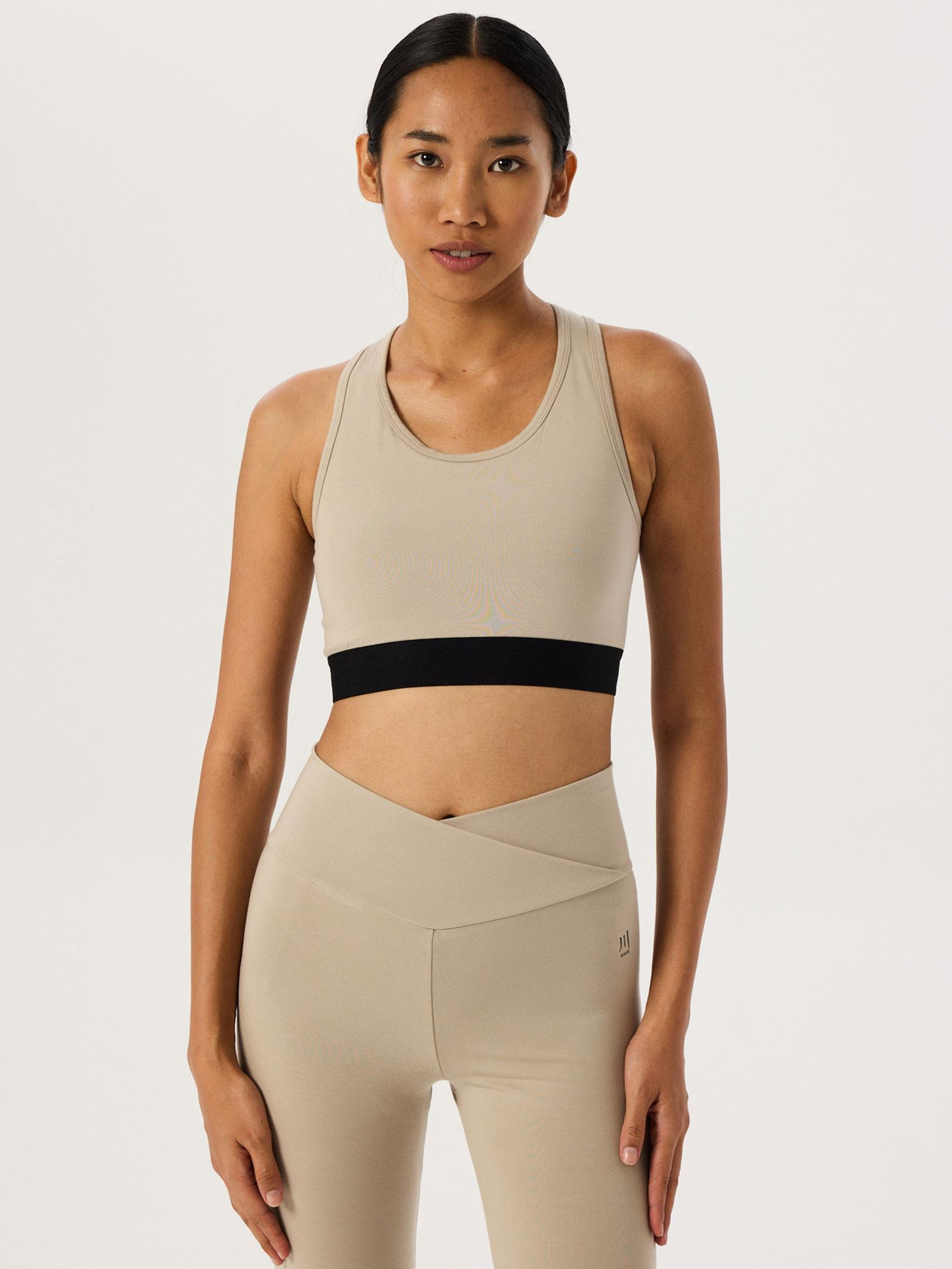 Altı Lastikli Yüzücü Sırt Spor Bralet - Bej Body Modelleri