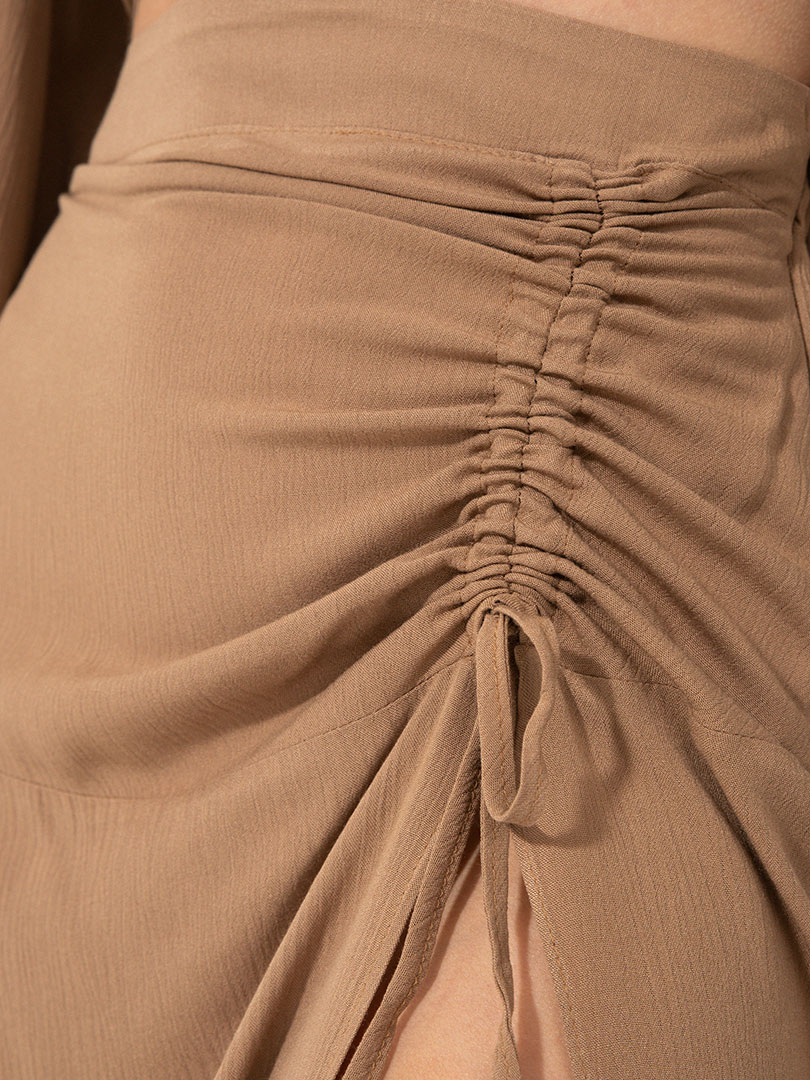 MALVAO Skirt With Adjustable Slit 