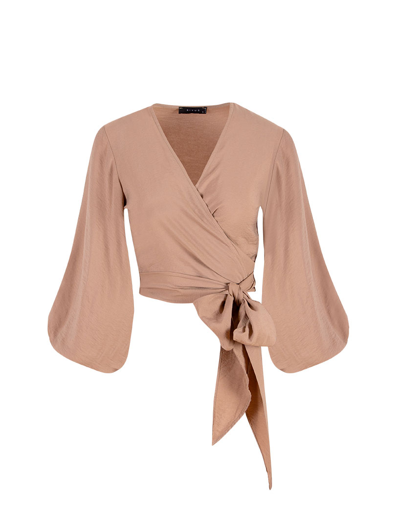 MALVAO Balloon Sleeve Blouse