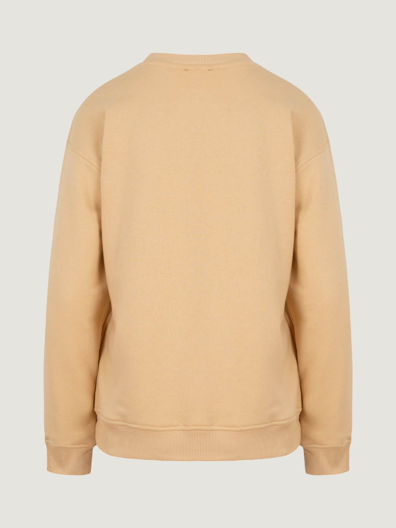 Baskı Detaylı Oversize Sweatshirt - Camel Sweatshirt Modelleri