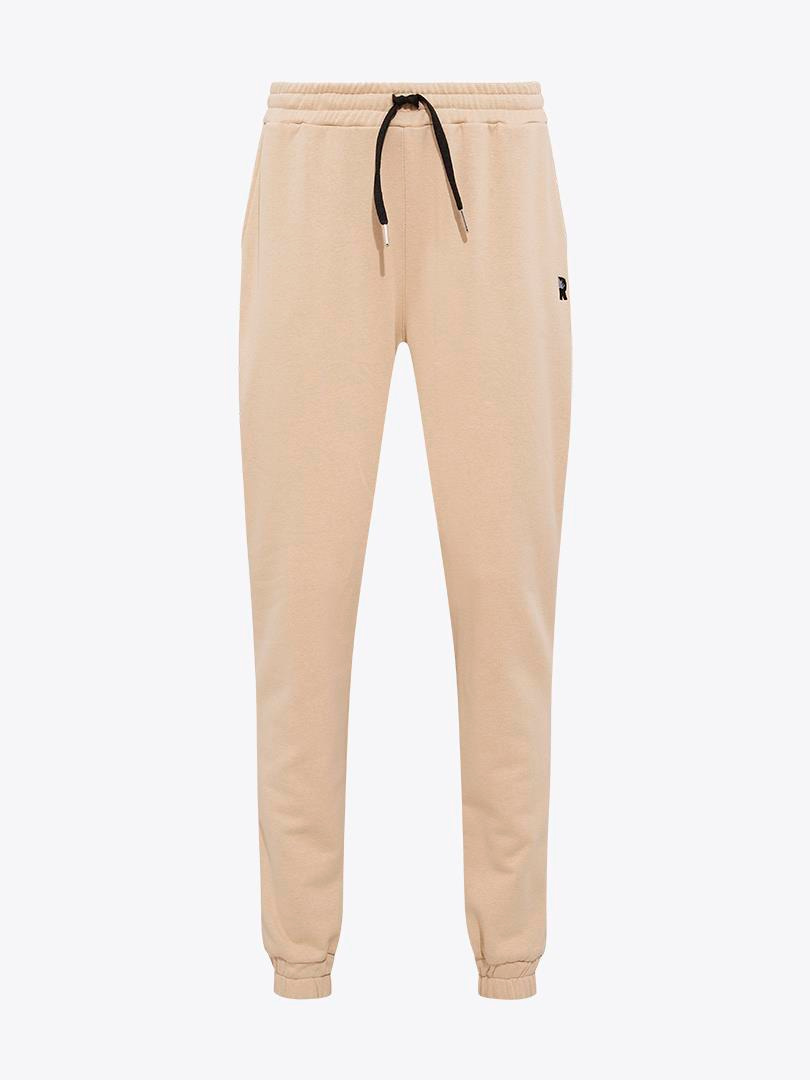 Beli Kordonlu Eşofman Pantolon - Bej